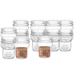 27.5 cl - Bormioli Rocco Quattro Stagioni Vasetto Impilabile In Vetro Senza Capsula - Set 6 Pz