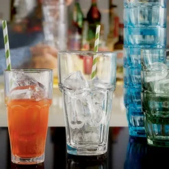 47.8 cl - Bormioli Rocco Rock Bar Bicchiere Bibita in Vetro Temperato - Set 6 Pezzi