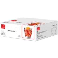 27 cl - Bormioli Rocco Rock Bar Bicchiere Acqua in Vetro - Set 6 Pezzi