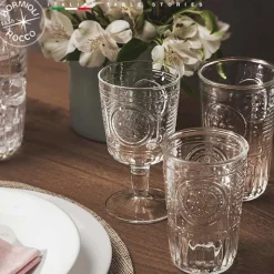 32 cl - Bormioli Rocco Romantic Calice Acqua in Vetro - Set 6 Pezzi