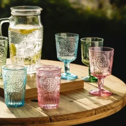 32 cl - Bormioli Rocco Romantic Calice Acqua Barocco in Vetro - Set 6 Pezzi