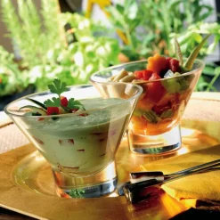 37.5 cl - Bormioli Rocco Ypsilon Coppa Gelato in Vetro - Set 2 Pezzi