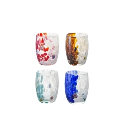 36.5 cl - Capri Bicchiere Acqua in Vetro - Set 4 Pezzi