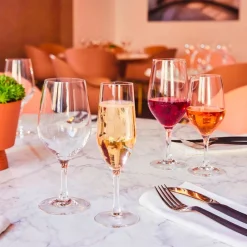 27 cl - Chef & Sommelier Evidence Calice Vino Bianco in Vetro - Set 6 Pezzi