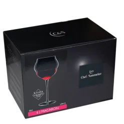 50 cl - Chef & Sommelier Macaron Calice Vino Rosso in Vetro - Set 6 Pezzi