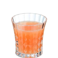27 cl - Cristal D'Arques Lady Diamond Bicchiere Whisky in Vetro - Set 6 Pezzi