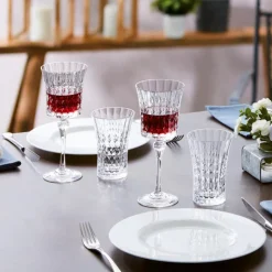 19 cl - Cristal D'Arques Lady Diamond Calice Vino Bianco in Vetro - Set 6 Pezzi