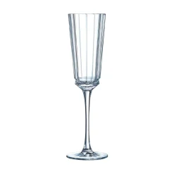 17 cl - Cristal D'Arques Macassar Calice Flute in Vetro - Set 6 Pezzi