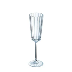 17 cl - Cristal D'Arques Macassar Calice Flute in Vetro - Set 6 Pezzi