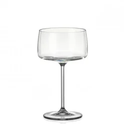 22 cl - Crystalex Bohemia Alex Coppa Champagne in Vetro - Set 6 Pezzi
