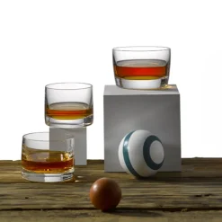 11 cl - Crystalex Bohemia Neat Bicchiere Whisky in Vetro - Set 6 Pezzi