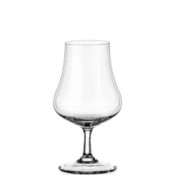 15 cl - Crystalex Bohemia Serious Calice Cognac In Vetro - Set 2 Pz