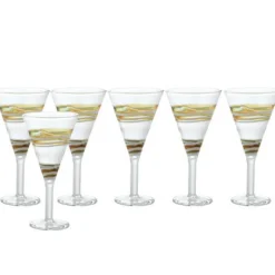 7 cl - Fantasia 1 Calice Liquore in Vetro Borosilicato - Set 6 Pezzi