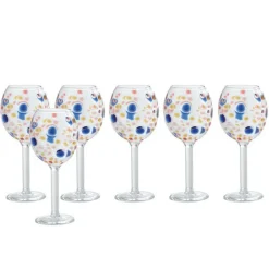 7 cl - Fantasia 4 Calice Liquore in Vetro Borosilicato - Set 6 Pezzi
