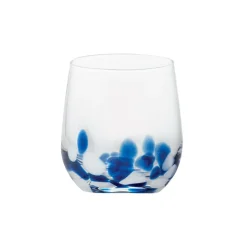 40 cl - Glitter Bicchiere Acqua in Vetro - Set 6 Pezzi