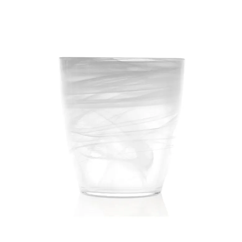 23 cl - H&H Alabastro Bicchiere Acqua In Vetro - Set 6 Pz