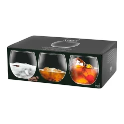 16 cl - H&H Bubbly Bicchiere Liquore in Vetro - Set 6 Pezzi