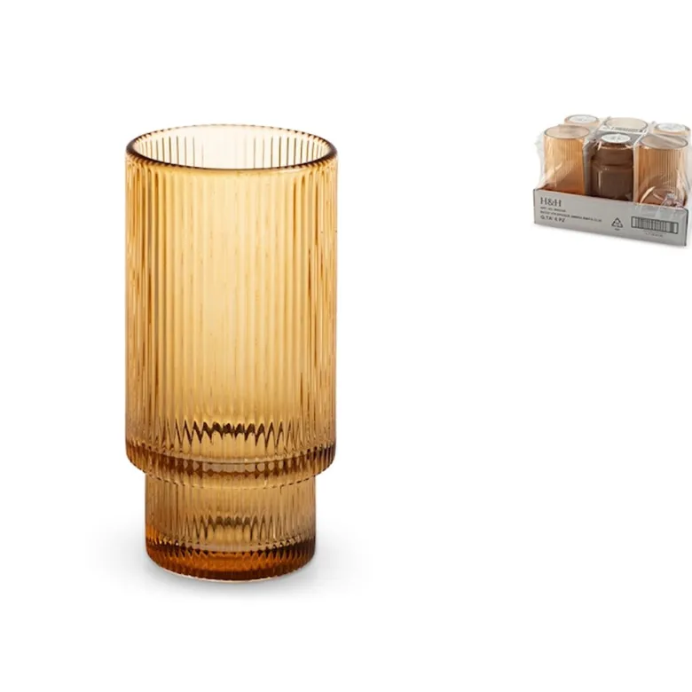 32 cl - H&H Epoque Bicchiere Bibita In Vetro - Set 6 Pz