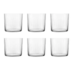 40 cl - H&H Gary Bicchiere Acqua in Vetro - Set 6 Pezzi
