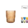 28 cl - H&H Lyric Bicchiere Acqua In Vetro Borosilicato - Set 6 Pz