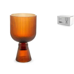 27 cl - H&H Peony Calice Multiuso In Vetro - Set 6 Pz