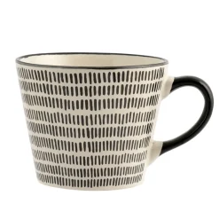 34 cl - H&H Vhera Tazza Cappuccino Colori Assortiti In Stoneware Set 6 Pz