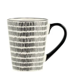 35 cl - H&H Vhera Tazza Mug Colori Assortiti In Stoneware Set 6 Pz