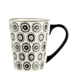 35 cl - H&H Vhera Tazza Mug Colori Assortiti In Stoneware Set 6 Pz