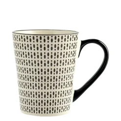 35 cl - H&H Vhera Tazza Mug Colori Assortiti In Stoneware Set 6 Pz