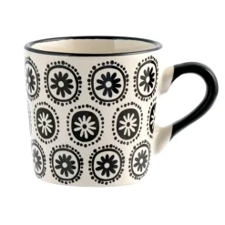 22 cl - H&H Vhera Tazza Té Colori Assortiti In Stoneware Set 6 Pz