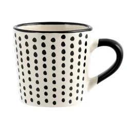 8.5 cl - H&H Vhera Tazzina Caffé Colori Assortiti In Stoneware Set 6 Pz