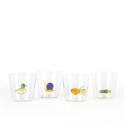 30 cl - Ichendorf Animal Farm Bicchiere Acqua in Vetro Borosilicato