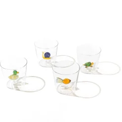 30 cl - Ichendorf Animal Farm Bicchiere Acqua in Vetro Borosilicato