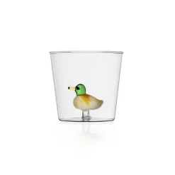 30 cl - Ichendorf Animal Farm Bicchiere Acqua in Vetro Borosilicato - Set 6 Pz
