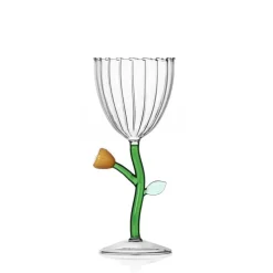 28 cl - Ichendorf Botanica Fiore Calice Multiuso Effetto Ottico In Vetro Borosilicato
