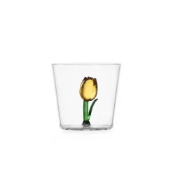 30 cl - Ichendorf Botanica Tulipano Bicchiere Acqua Tumbler In Vetro Borosilicato