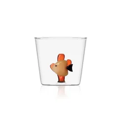 30 cl - Ichendorf Marine Garden Bicchiere Acqua Pesce Con Alga in Vetro Borosilicato