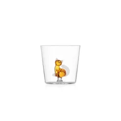 30 cl - Ichendorf Tabby Cat Bicchiere Acqua Gatti in Vetro Borosilicato - Set 6 Pezzi