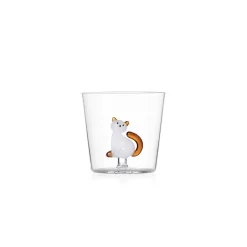 30 cl - Ichendorf Tabby Cat Bicchiere Acqua Gatti in Vetro Borosilicato - Set 6 Pezzi