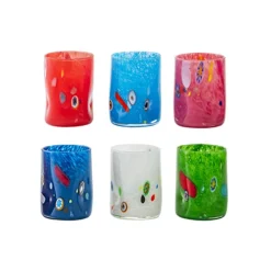 28 cl - I Goti Bicchiere Acqua in Vetro - Set 6 Pezzi