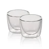 7 cl - Ilsa Bicchierino Caffé Doppia Parete in Vetro Borosilicato - Set 2 Pezzi
