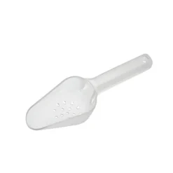 17 cl - Ilsa Crystal Perforated Polycarbonate Ice Scoop