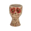 40 cl - Ilsa Tiki Maori Skull Cocktail Glass Mug in Ceramic