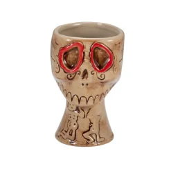 40 cl - Ilsa Tiki Maori Skull Cocktail Glass Mug in Ceramic