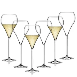 21 cl - Italesse Ballon Calice Flute in Vetro - Set 6 Pezzi