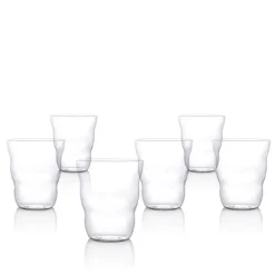 37 cl - Italesse Cloud Bicchiere Acqua in Vetro Borosilicato - Set 6 Pezzi