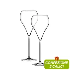 38 cl - Italesse Grand Balloon Calice Flute in Vetro - Set 2 Pezzi