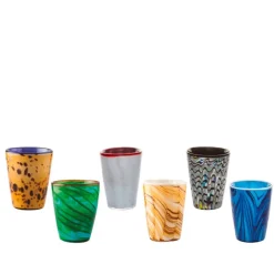 31 cl - Italesse Mares Bicchiere Acqua in Vetro - Set 6 Pezzi