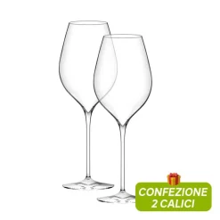 48 cl - Italesse Masterclass Xtreme Calice Flute in Vetro - Set 2 Pezzi