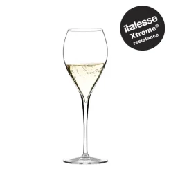 33 cl - Italesse Privè Gran Cru Calice Flute in Vetro - Set 6 Pezzi